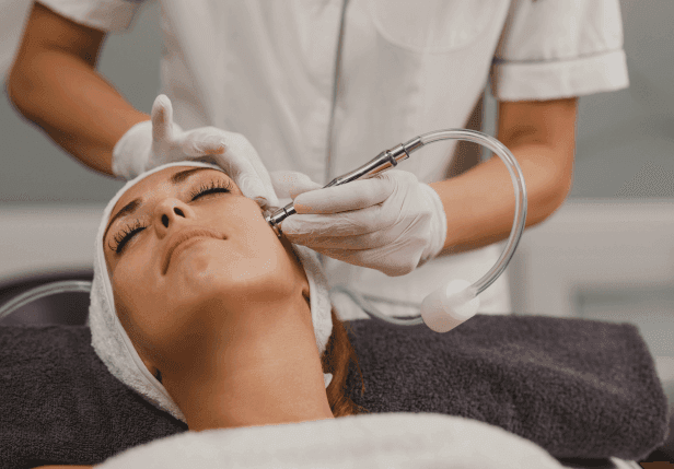 Microdermabrasion facial at Be You Esthetic Suites.